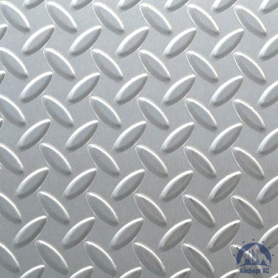 Рифлёный алюминиевый лист "Чечевица" 1,5х1500х3000 мм 1105