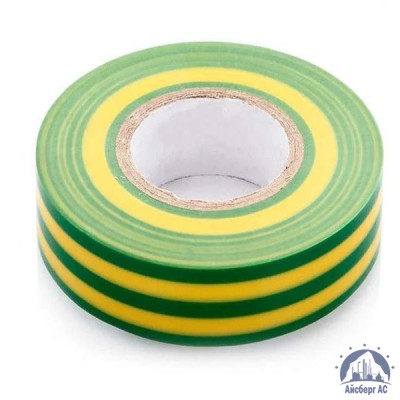 Лента изоляционная ПВХ (Авалон) 15 мм жёлто-зелёная купить в Туле