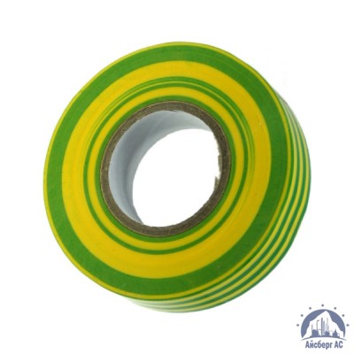 Лента изоляционная ПВХ (Полимерпак) 20 мм желто-зеленая купить в Туле