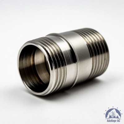 Ниппель переходной нержавеющий DN 32х15 1 1/4"-1/2" 42,4х21,3 мм AISI 316 двойной НР-НР купить в Туле