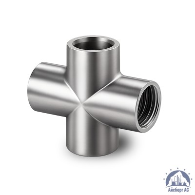Крестовина нержавеющая DN 15 1/2" 21,3 мм AISI 304 ВР-ВР-ВР-ВР купить в Туле